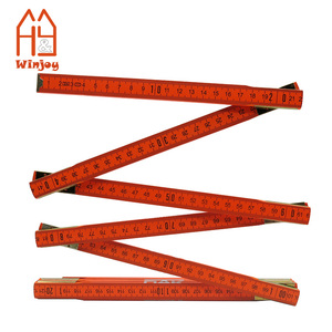 Tùy Chỉnh 2 Meter /200Cm 36 Inch 6 Chân Cam Bằng Gỗ Gấp Cai Trị Với Logo & Thương Hiệu In Đo Xây Dựng, Quà Tặng Khuyến Mãi - Product Image 5