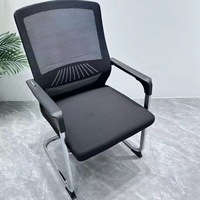 Chaise de bureau ergonomique de luxe moderne en tissu, dossier haut, confortable pour une utilisation prolongée, idéale pour la chambre, le bureau ou la cuisine