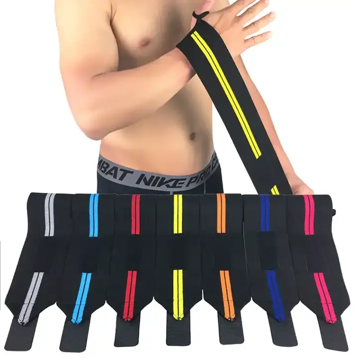 Muñequera de entrenamiento de levantamiento de pesas ajustable soporte protector de cinturón de envoltura para levantamiento de pesas potencia de levantamiento de pesas