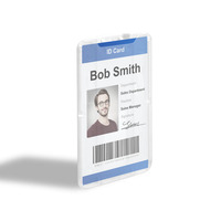 Porte-badge rigide en plastique horizontal/vertical, résistant et durable, adapté aux cartes d'identité rigides, fabriqué en usine depuis 21 ans