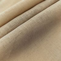 Tissu tissé teint de haute qualité 55% lin 45% coton 95GSM 30x30 53/54" Léger et frais pour robe chemise d'été pour filles, idéal pour les vacances