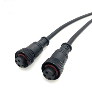 Conector Circular Personalizado à Prova d'Água de 2 Pinos com Cabo e Conector Macho para Alimentação de Iluminação LED - Product Image 2