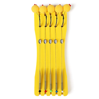Ensemble de pêche à la carpe européen haut de gamme, pré-monté, avec hameçons barbelés à tête bombée recouverts de téflon, pour la pêche en mer, la pêche au fond, les lacs et les étangs