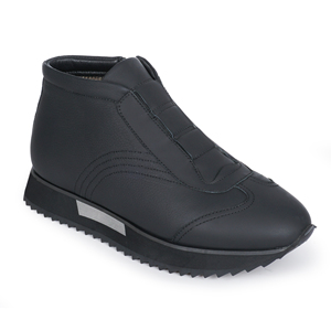 Calzado informal de hombre de suela negra <span class=keywords><strong>mate</strong></span> de cuero suave moderno duradero versátil cómodo y elegante para visitas a cafeterías de fin de semana - Product Image 1
