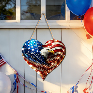 Letrero Colgante de Madera para el 4 de Julio, Decoración Patriótica de Pared 1776-2026 para el Día de la Independencia, Decoración del Hogar, Regalo para Patriotas - Product Image 4