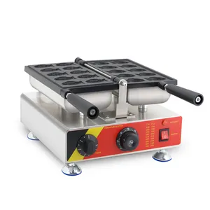 2024 nova máquina de fazer waffles em forma de snapper máquina de waffles de formato redondo adequada para equipamentos de lanches