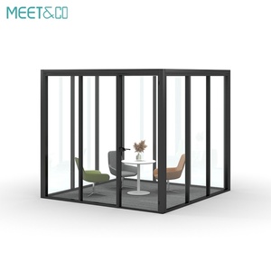 High Quality Single Glazing Steel Sliding Glass <b>Partition</b> <b>Screen</b> Wall Modern Office Wooden Wall Warehouse Schools - Product Image 6