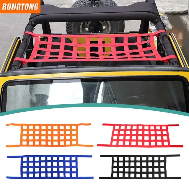 Haute qualité nouvelle voiture multi-fonctionnel toit filet repos lit filet de stockage réseau pour Jeep Wrangler TJ JK JL