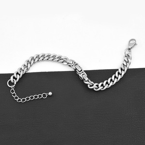 Pulsera de Cadena de Diseño Sencillo y Popular, de Acero de Titanio, a la Moda, Unisex, Venta al por Mayor de Joyería - Product Image 3