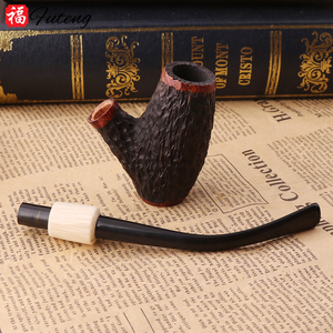 Futeng-pipa de madera para fumar, pipa hecha a mano de nuevo estilo - Product Image 5