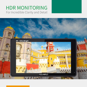FEELWORLD LUT6S 6 <span class=keywords><strong>pouces</strong></span> lumière du soleil visible 2600nits HDR/3D LUT écran tactile DSLR caméra 4K HDMI SDI caméra moniteur de terrain - Product Image 6