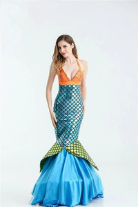 Lấp lánh Hologram óng ánh Nàng Tiên Cá quy mô đuôi cá chất liệu căng <span class=keywords><strong>Spandex</strong></span> lá in vải - Product Image 6