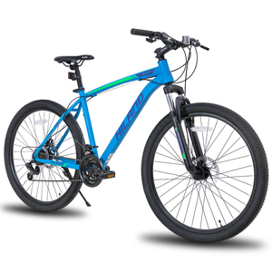 Bicicletta da Montagna Popolare a 21 Velocità con Sospensioni da 26/27,5 Pollici, Freni a Disco e Forcella in Acciaio per Adulti - Product Image 1