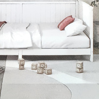 Modernes Weißes Schlafsofa Konvertierbar Ausziehbar Holzrahmen Einzelbetten für Wohnzimmer Schlafzimmer Wohnmöbel