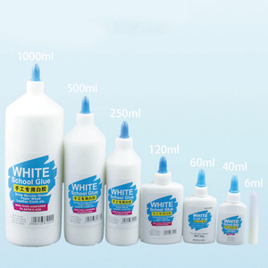 Bview Art Dries Clear White Lavable Liquid School Glue para las necesidades escolares o DIY - Product Image 1