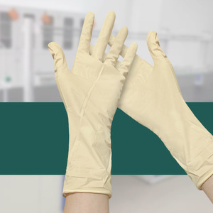 Gants en latex jetables pour salles blanches, usines d'électronique et laboratoires ; gants de nettoyage ménagers jetables. - Product Image 2