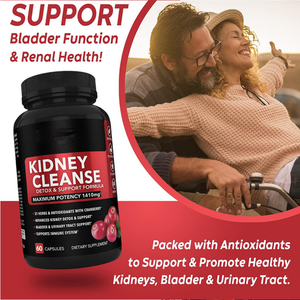 แคปซูลทำความสะอาดสุขภาพไต OEM พร้อมพืช UVA ursi และวิตามินส่วนผสมจากธรรมชาติสำหรับการล้างพิษในไตฉลากส่วนตัว - Product Image 3