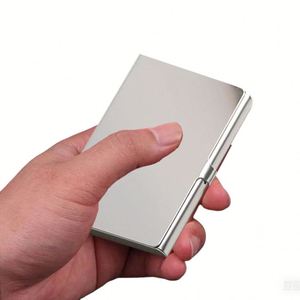 Porte-cartes de visite professionnel en métal personnalisé en aluminium et acier inoxydable - Product Image 2
