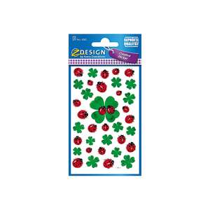 AVERY Zweckform adesivo 4362 <span class=keywords><strong>Marienk</strong></span>ä<span class=keywords><strong>fer</strong></span> und Kleeblätter 3 bogen - Product Image 1