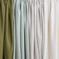 Ensemble housse de couette 3 pièces en lin certifié OEKO-TEX 100% vert luxueux respirant doux pour chambre à coucher décor minimaliste
