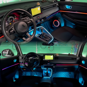 Kit d'éclairage d'ambiance LED 64 couleurs SJC pour Honda HR-V 2023-2025 HRV, éclairage intérieur automobile LHD/RHD - Product Image 2