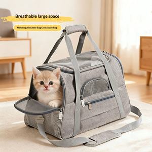 Sac de transport pliable et respirant pour chien et chat, modèle professionnel pour l'extérieur et la voiture, capacité supérieure à 7 kg - Product Image 1