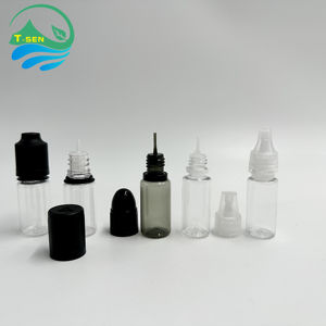 Flacons à bouchon rabattable anti-effraction en PET de 10 ml |   Plusieurs options de bouchons pour huiles essentielles, collyres et liquides - Product Image 6