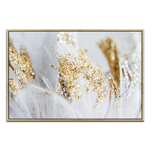 HMS dorate aculei oro incorniciato da parete arte elegante decalcomania per la decorazione della casa - Product Image 3