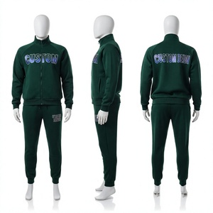Custom Design Unisex Tracksuit Full <b>Zip</b> Hoodie <b>Jogger</b> Pants 100% Polyester Breathable Casual Autumn Sportswear - Product Image 1