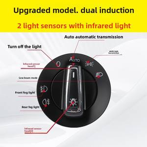 Interruptores de coche para Volkswagen Bora Lavida para Passat POLO Beetle Sagitar 6 Jetta para Tiguan Magotan faro automático - Product Image 3