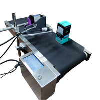 Imprimante jet d'encre de table compacte 2026 la plus récente avec bande transporteuse, écran tactile 5 pouces, impression intelligente flexible de date d'expiration