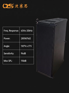Sistema de Altavoces Profesional de Doble Línea de 6.5 Pulgadas, Alta Potencia 200W, Gabinete de Madera Contrachapada, Audio Profesional para Escenarios y Conciertos DS-CT-206 - Product Image 6