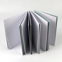 Cahier d'exercices pour étudiants, format A4, ligné horizontalement, papier offset, avec film de protection souple, multi-sujets, journal de poche pour l'école