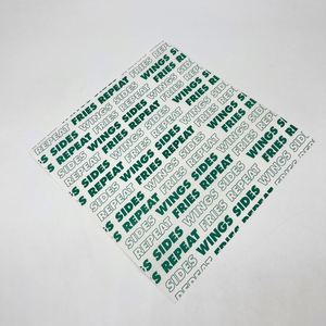 Wholesale Customized Oil Proof Square Shape Wrap <b>Paper</b> for <b>Wrapping</b> Food/Gift, Fast Food <b>Wrapping</b> <b>Paper</b> - Product Image 3