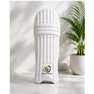 Protectores de Pierna para Bateo de Cricket Profesionales Ganvox Global, Ligeros, Duraderos, con Cierre de Cordón, Diseño Ergonómico Moderno - Product Image 1