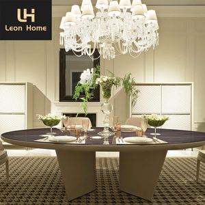 OEM tùy chỉnh kích thước và màu sắc sang trọng bàn ăn đặt bàn ăn hiện đại với 8 chỗ ngồi - Product Image 4