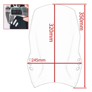 XXUN <span class=keywords><strong>Moto</strong></span> Double <span class=keywords><strong>Bulle</strong></span> Pare-Brise Déflecteur pour Yamaha XSR900 XSR 900 2022 2023 2024 Pare-Brise Pare-Brise Écran Visière - Product Image 6