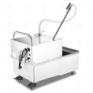 Chariot de filtration d'<span class=keywords><strong>huile</strong></span> en acier inoxydable pour équipement de cuisine de restaurant et restauration rapide / <span class=keywords><strong>Filtre</strong></span> de <span class=keywords><strong>friteuse</strong></span> de haute qualité - Product Image 2