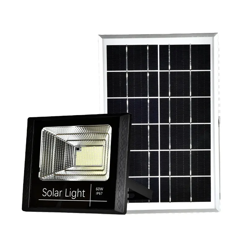 Aluminium solar flood light with remote control 60w 100w 120w 200w 240w 300w LED outdoor projector lights garden security lamp