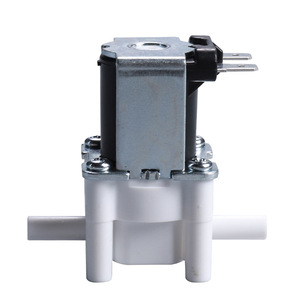 Vanne solénoïde 2/3 pouce normalement fermée avec revêtement plastique pour le contrôle de l'eau, commande électromagnétique pilotée - Product Image 1