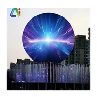Pantalla LED Esférica Creativa de Tamaño Personalizado Flexible Grande a Todo Color en Forma de Bola Esférica Globo Video Wall