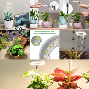Lampes LED de croissance <span class=keywords><strong>pour</strong></span> plantes <span class=keywords><strong>d</strong></span>'<span class=keywords><strong>intérieur</strong></span> à spectre complet, réglables en hauteur, avec minuterie automatique marche/arrêt et 10 niveaux de luminosité - Product Image 5