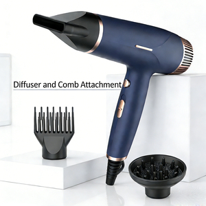 High Speed Ionic Hair Dryer Professional Brushless Motor With Diffuser and <b>Comb</b> for Blow Drying Styling High-Speed Performance P - Product Image 1