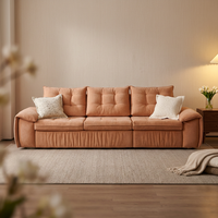 Klappbares Schlafsofa Push-Pull für Kleine Familien Multifunktionales 1,5M Modernes Schlafsofa
