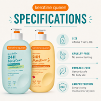 Hydratant Corporel en Gros au Beurre de Karité Bio, Soin Naturel pour Peaux Sèches, Lotion Hydratante 24H Lissante, Végane et Non Testée sur les Animaux