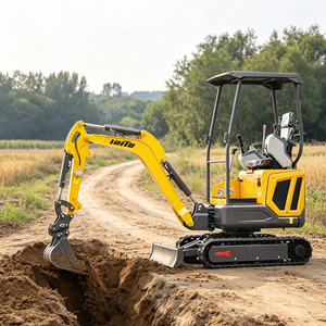 Global Best-selling Products High Efficiency 1.6 Ton Mini Digger Engine Bagger Earth Moving <b>Machinery</b> Farm Trenching Small - Product Image 1