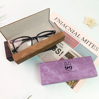 Étui à lunettes de soleil en cuir PU écologique avec logo personnalisé, emballage de lunettes de rangement unisexe à la mode, étui à lunettes de haute qualité