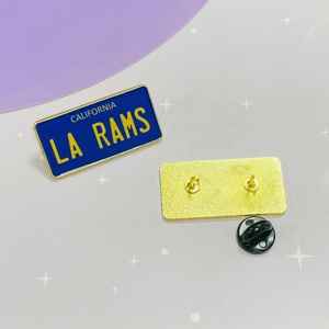 Placa de matrícula de los Estados de México personalizada, insignia artesanal de Metal, regalos, logotipo personalizado duro, Pin de solapa, pines esmaltados - Product Image 1