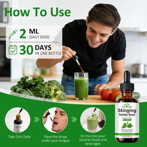SOLOTREE Gocce Liquide <span class=keywords><strong>di</strong></span> Estratto <span class=keywords><strong>di</strong></span> Radice <span class=keywords><strong>di</strong></span> <span class=keywords><strong>Ortica</strong></span> per la Salute Articolare e il Benessere Digestivo - Product Image 2