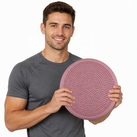 Coussin d'équilibre anti-éclatement givré de haute qualité-Coussin de siège de soutien de la colonne vertébrale de bureau, double usage pour l'entraînement de yoga
